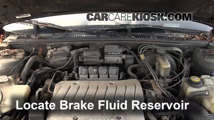 1997 Oldsmobile Aurora 4.0L V8 Brake Fluid Add Fluid